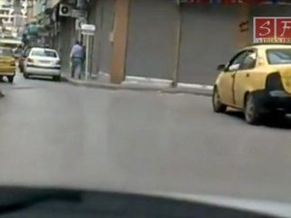 اضراب حمص سوق الناعورة 18-5-2011