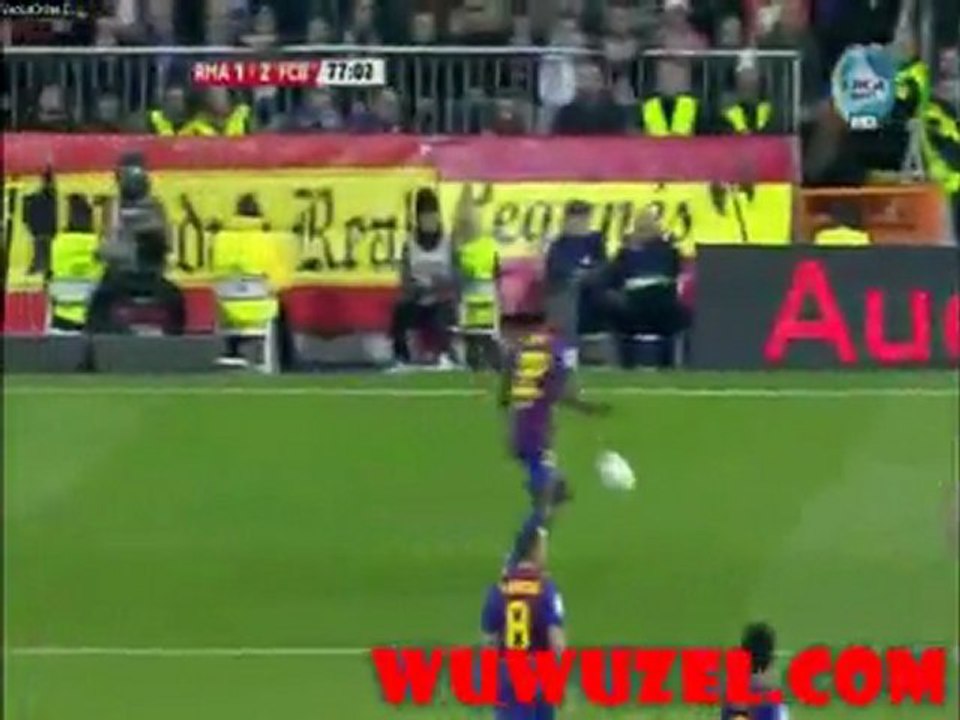 Real - Barcelona 1:2 Abidal Goal '77 18-01-2012
