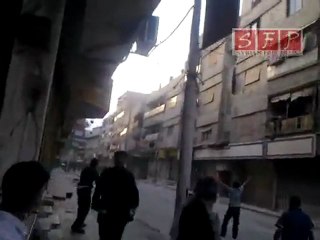 إطلاق الرصاص على المحتجين في مدينة سقبا 20-5-2011