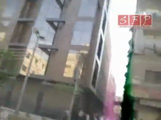 قمع المتظاهرين بالغازات مدينة سقبا 20-5-2011