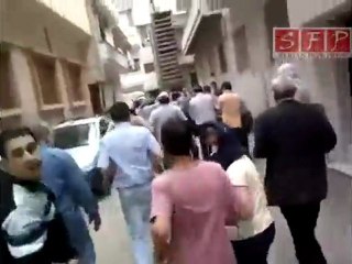 إصابة أحد أبطال باب السباع بجانب مصور الفيديو  20-5-2011