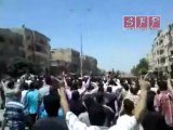 جنازة شهداء مجزرة تل النصر حمص 22-5-2011 ج1