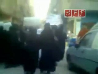 حرائر حرستا في مظاهرات الاربعاء 15-6-2011
