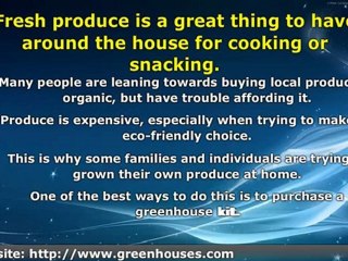 Perks of a Greenhouse Kit