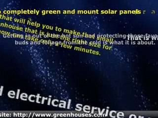 A Personal Greenhouse Is Just That:  Personal!