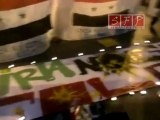 دقيقة صمت على أرواح الشهداء في سوريا مدريد 25-5-2011