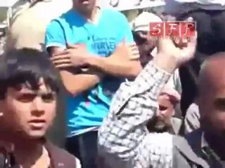 مظاهرة على الحدود التركية 15-6-2011