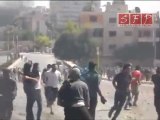اطلاق النار على المتظاهرين امام الحزب في حماه 3-6-2011