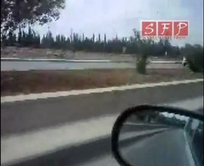 الحواجز الأمنية على مدخل حلب الغربي 11-06-2011