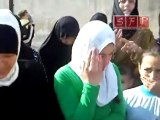 معاناة لاجئين سوريين في مدرسة حدودية جسر الشغور