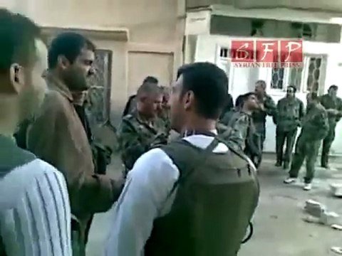 فيديو مسرب من قبل الشبيحة وهي تحتفل بقتل الأبرياء