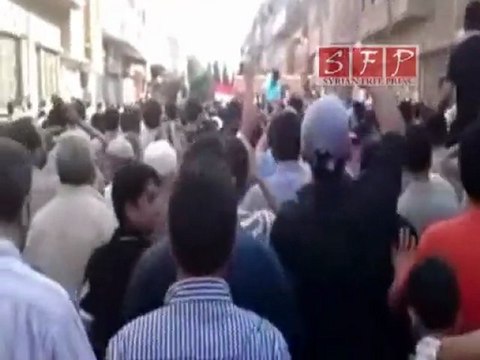 جنازة المجند الشهيد هشام شحود حمص 15-6-2011
