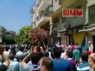 حمص حي الغوطة مظاهرة جمعة صالح العلي 17-6-2011