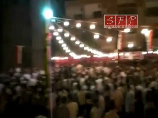اعتصام أهالي حرستا عند عزا الشهداء 18-6-2011