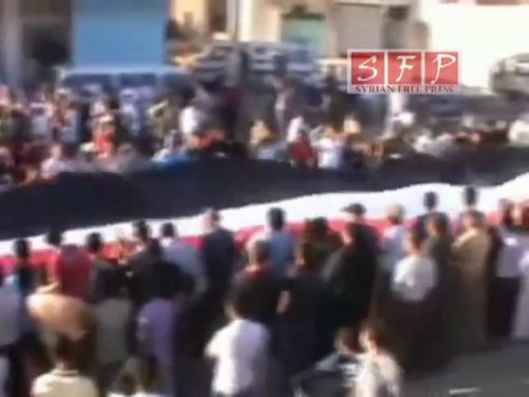 سورية بخير فقط عند زوال النظام وتحية لكل المحافظات من قرى درعا الشرقية ردا على الخطاب 20 6 2011