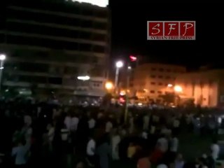 مظاهرات حماة مساء الاثنين ردا على خطاب السفاح فاقد اللون و النكهة 20 6 2011