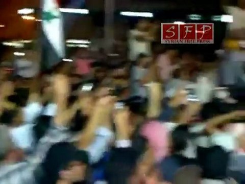 حره تقول بشار سلاحك معروف حماه مظاهرة مسائية 20 6 2011