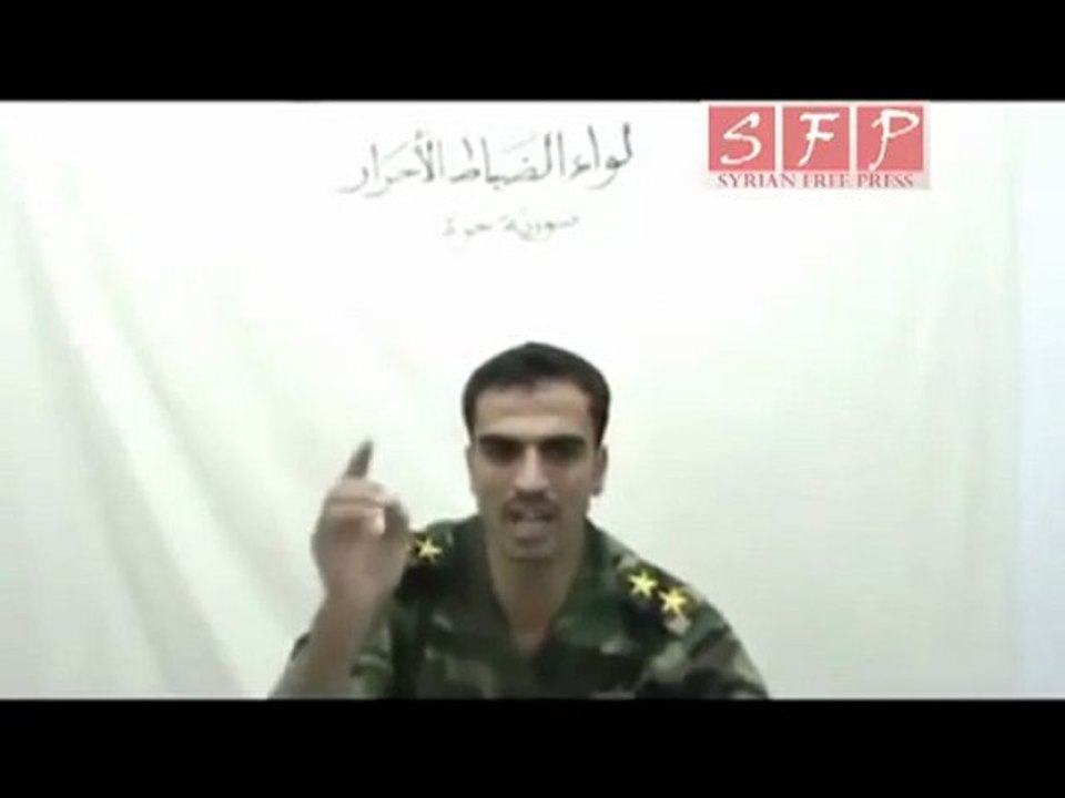 انشقاق البطل ملازم اول أحمد مصطفى خلف عن الجيش