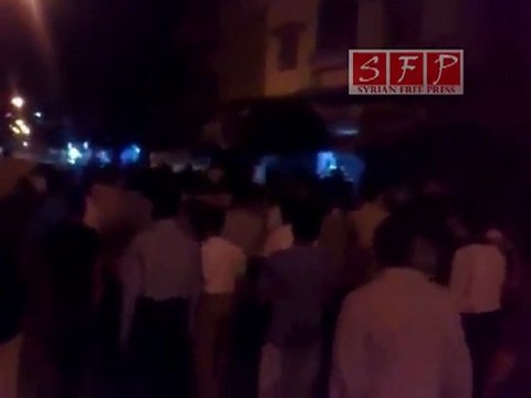 حمص الرستن مظاهرات مسائية ردا على مظاهرات التاييد 21 6 2011