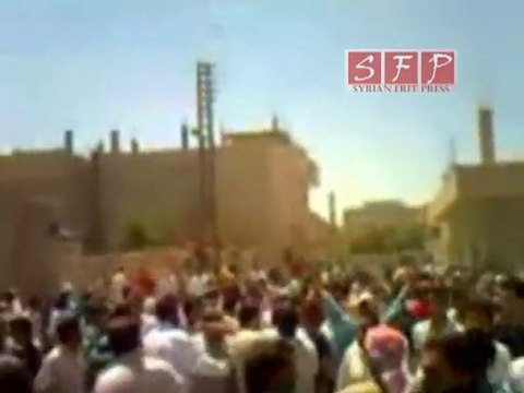 مظاهرات الرقة في جمعة سقوط الشرعية 24-6-2011
