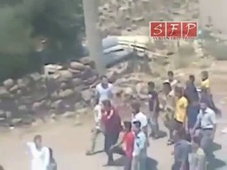 مظاهرة في ريف درعا رغم الحصار 25-6-2011