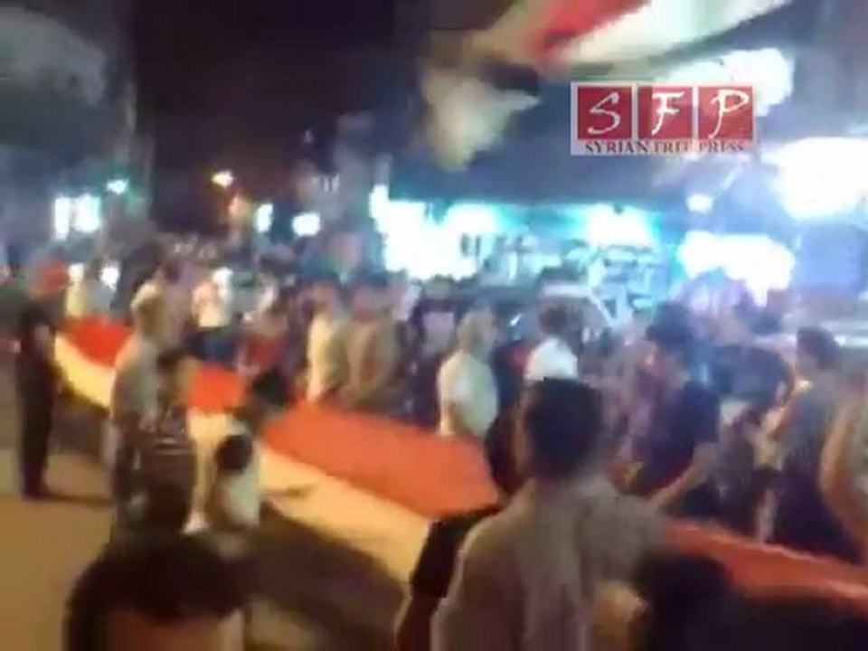 مظاهرات زملكا ريف دمشق 25-6-2011