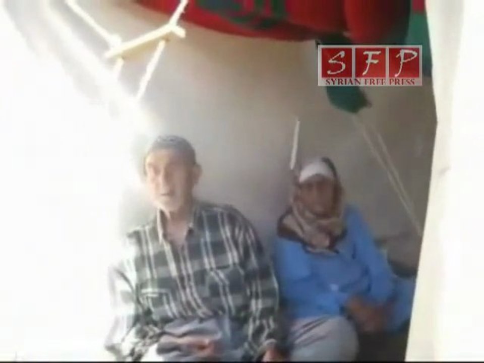 احد اللاجئين في مخيم الريحانية 26-6-2011