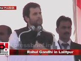 Congress Leader Rahul Gandhi in Lalitpur (U.P) Part 3
