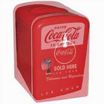 Koolatron KWC-4 Coca-Cola Personal 6-Can Mini Fridge