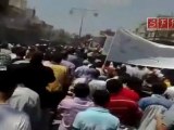 حمص الرستن جمعة ارحل اكثر من 1500 متظاهر 1-7-2011