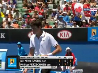 Raonic Petzschner'e acımadı