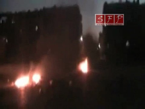 حمص البياضة اطلاق نار كثيف من قبل الامن 1-7-2011