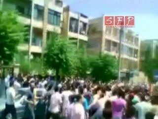حلب سيف الدولة اختلط الشبيحة بالمتظاهرين 1-7-2011
