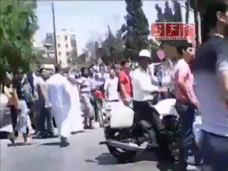 حلب سيف الدولة إعتقالات وسب وقمع المتظاهرين 8-7-2011