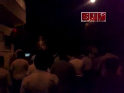 حماة مظاهرة نصرة حمص في حي البياض 10-7-2011