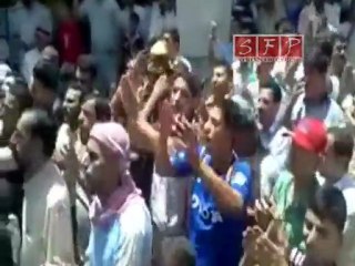 مظاهرات البوكمال صباحية 7-7-2011