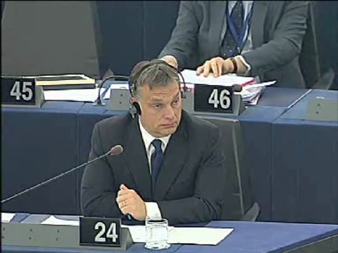 Louis Michel on Recent political developments in Hungary