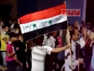 ادلب مظاهرة سراقب المسائية بثلاثاء المعتقليين 12-7-2011