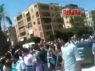 حلب مظاهرة المدينة الجامعية 14-7-2011