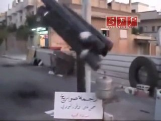 راجمة صواريخ مضادة للشبيحة تعمل على الوقود النووي 14 7 2011