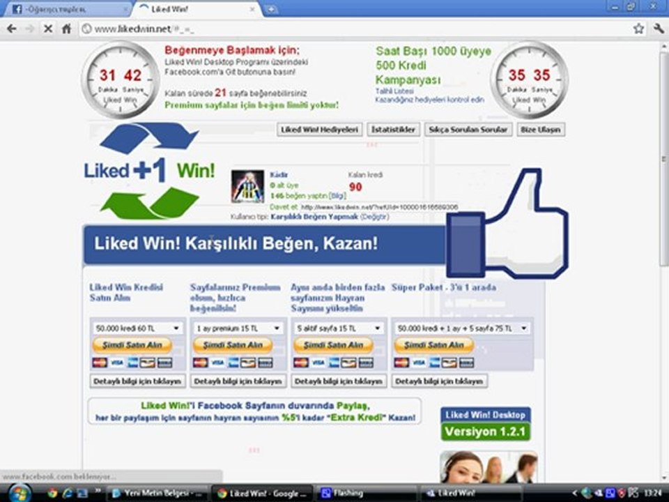 Facebook Otomatik Sayfa Beğendirme Hilesi SonOsmanLı - Kadir Mermer