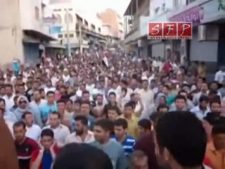 إدلب بنش الغراء   تشيع الشهيد وجدي عبد الحليم الصادق 15 7 2011