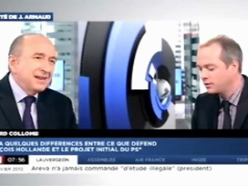 Gérard Collomb soutient Thierry Braillard sur LCI