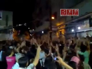شباب دوما وركن الدين في العزاء يسقطون بشار 17-7-2011