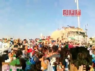 عراضة شهداء برزة بمشاركة تنسيقية طرطوس 18-7-2011