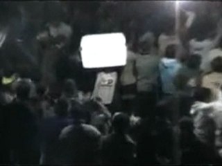 فري برس   الحولة مظاهرة مسائية تنتقد الجامعة العربية 5 12 2011