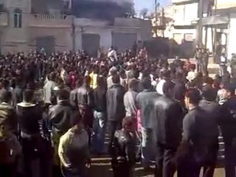 فري برس حماة كفرنبودة مظاهرة أحرار كفرنبودة الصامدة 5 12 2011