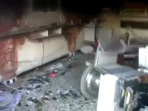 فري برس حمص كرم الزيتون اثار القصف الاسدي 5 12 2011 ج1