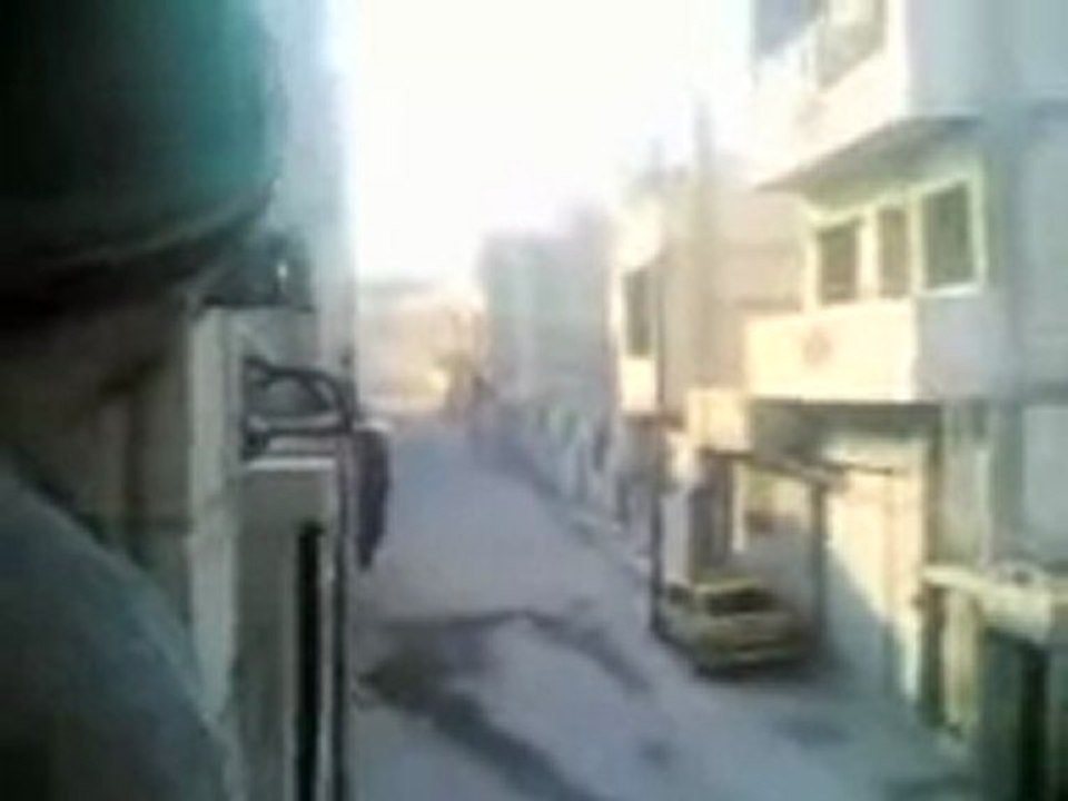 فري برس   حمص كرم الزيتون إطلاق نار كثيف 5  12  2011