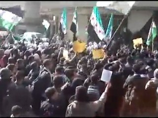 فري برس   ريف دمشق   سقبا   مظاهرة طلابية رااائعة 5 12 2011 ج1